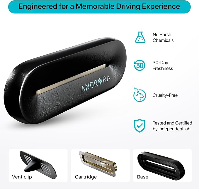 Twilight Car Air Freshener Vent Clip – Minimalist & Premium Design – Long-Lasting 30-Day Scent – Cruelty-Free – Third-Party Tested for REACH & CA Prop 65 Safety – Odor Eliminator for Cars