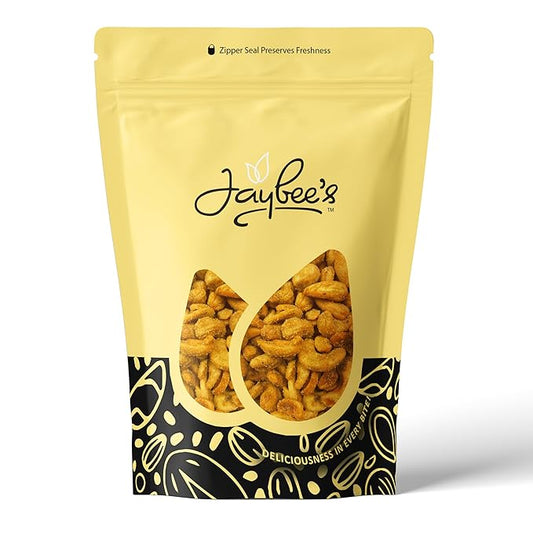 Chili Lime Cashews 3 Pounds - Spicy & Tangy Flavored Cashew | Resealable Bag | Gourmet Roasted Nuts | Perfect Snack for On-the-Go, Parties, and Gifting | High Protein | Healthy Snacking | Jaybee's Nuts