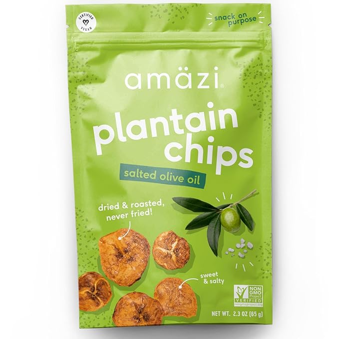 Amäzi Foods | Variety Dried Fruit Snack Pack | Dried Pineapple, Jackfruit, Plantain Chips | All Natural Snacks | No Sugar Added Dried Tropical Fruit