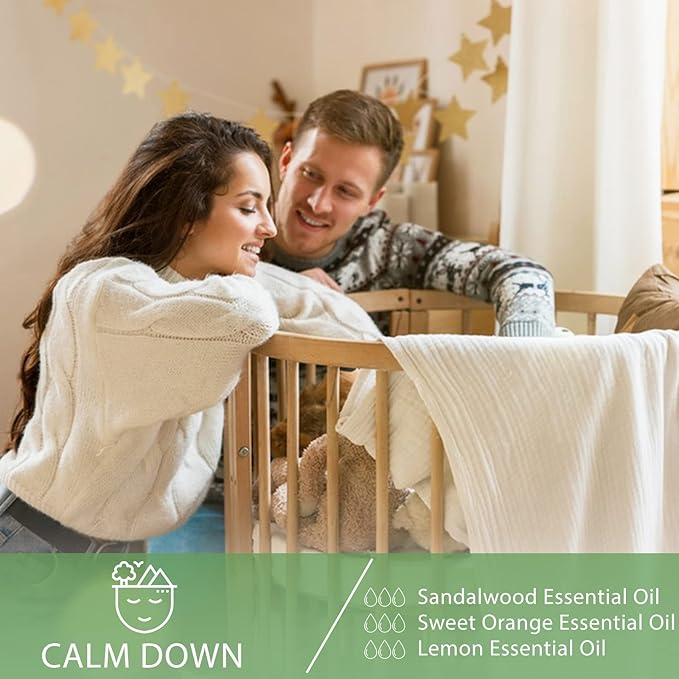 PHATOIL 100ML Sandalwood Essential Oil, Pure Aromatherapy Essential Oils for Diffuser, Humidifier, Relax, Scented Oils for Soap, Candle Making, Huge 3.38fl.oz Bottle