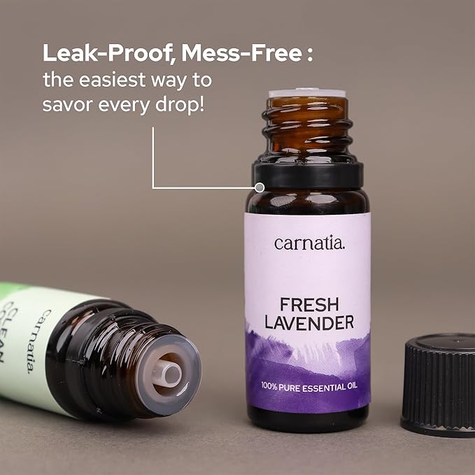 Carnatia Laundry Day Fragrance Oil Set – 6 Fresh & Clean Scents for Laundry, Linens & Home | Aromatherapy Oils for Dryer Balls, Diffusers & Room Freshening