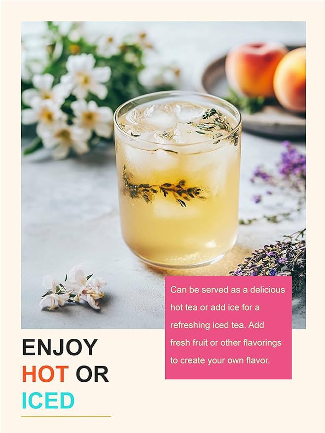 TeeLux Peach Ginger Green Tea, Brisk Green Tea with Spicy Ginger & Aromatic Natural Peach Flavor, Low Caffeine, 100 Count