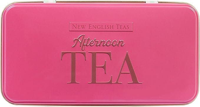 New English Teas Retro Time for Tea Vintage Tin with 40 English Afternoon Teabags