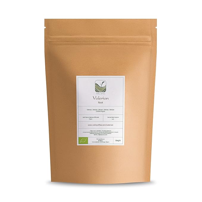 Valerian Root Organic Herbal Tea - Calming And Relaxing - Good Night Rest - Valeriana Officinalis Roots Valerian Sleep Tea Valerian Herbal Tea Valerian Tea Organic Valerian Herb Valerian Tea Root