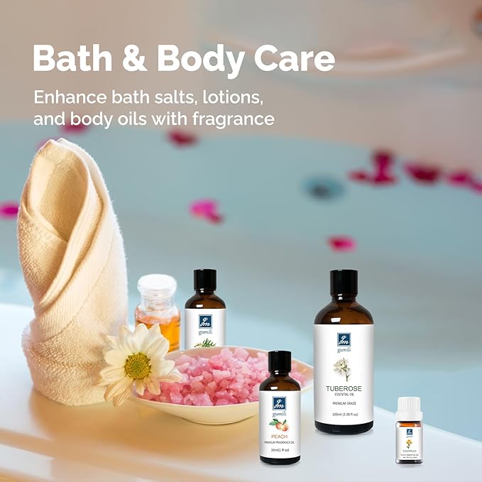 Tuberose Essential Oil, Home Fragrance Oil, Candle Scents Soy Wax Candle Making, Freshie Scents Oils for Soap, Dryer Balls, Diffusers, Laundry, Slime -1 oz /30ml