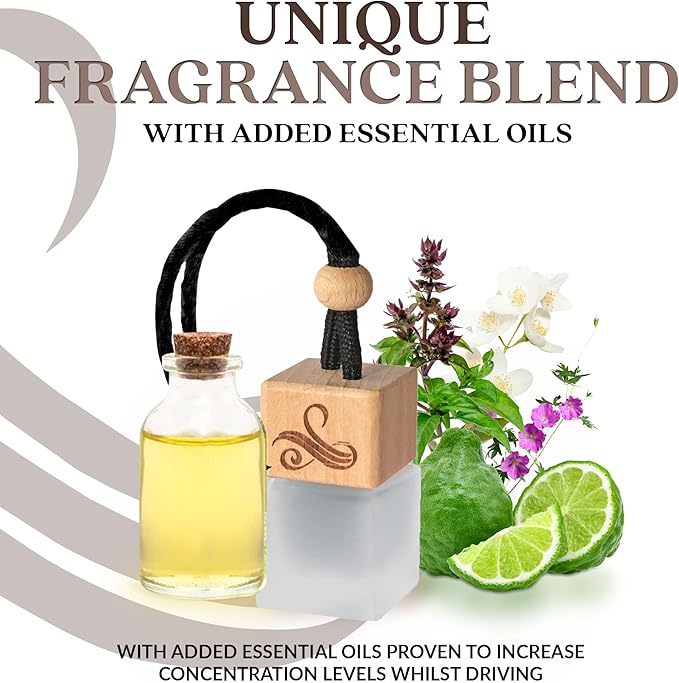 Afgan Oud Car Air Freshener for Men with Vent Clip | Automotive Air Freshener with Afgan Fragrance | Strong Automotive Perfume Freshener | Odour Eliminating Car Air Fresheners by Perfa