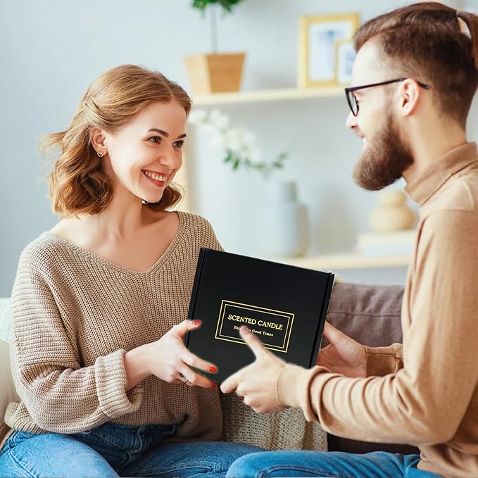 Scented Candles Gift Set for Women – Clean Floral Soy Wax Candles with Lavender, Rose, Coconut & Strawberry – Relaxing Aromatherapy Candles for Home Décor, Birthday & Holiday Gifts