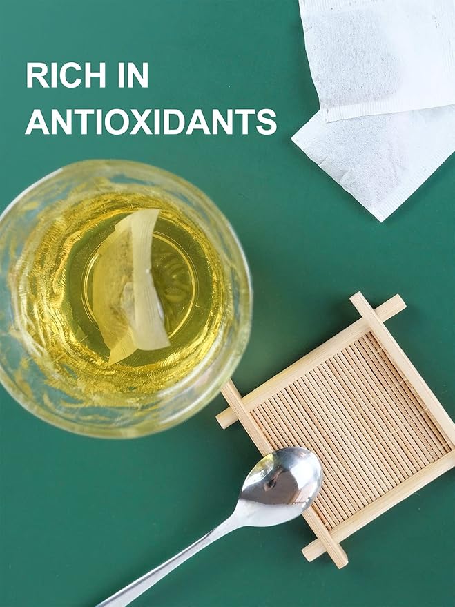 TeeLux Green Tea Bags, Natural Pure Green Tea, Super Antioxidant, Caffeinated, Support Overall Health, 200 Count