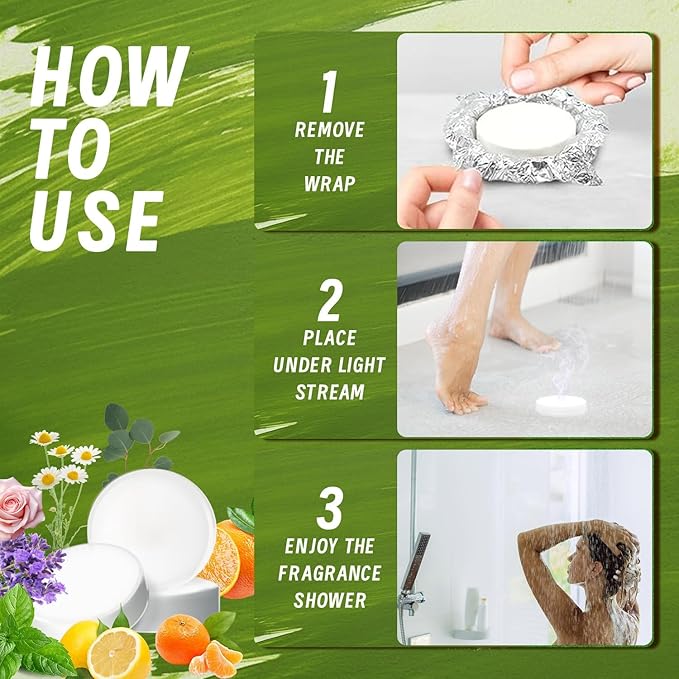 Shower Steamers Aromatherapy, Birthday Gifts for Women Men, 10 Different Shower Bombs with Fruity Floral Fragrances, Self Care Spa Gifts Mother's Day Gifts, Home Spa Essentials