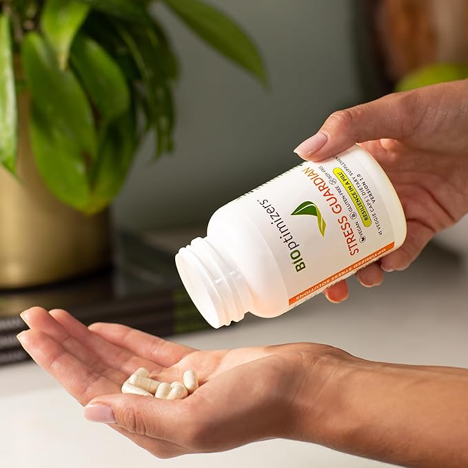 BIOptimizers Stress Guardian – Stress Relief Capsule – Rest Support Management - 45 Capsules