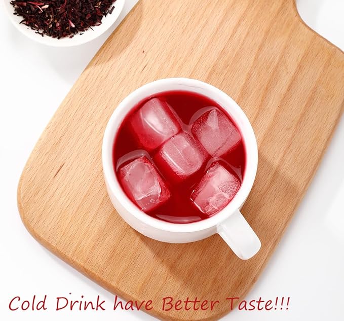 Premium Hibiscus Tea Bags,100 Tea Bags/7.06 Oz,100% Pure Dried Hibiscus Flower,Natural & No Additives,Caffeine Free.