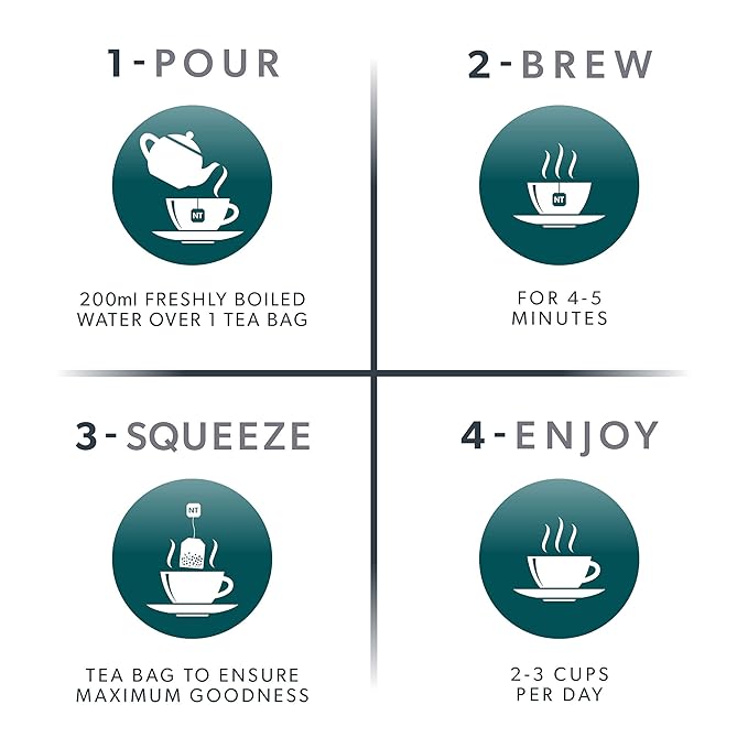 Nutra Tea NUTRARELAX - Sleep Tea | Stress Relief Tea | Calming Teas – For Relieving Stress & A Good Night’s Sleep – Includes Chamomile, Lemon Balm and Passionflower - 40 Individually Wrapped Bags - Herbal Teas (2 Pack)