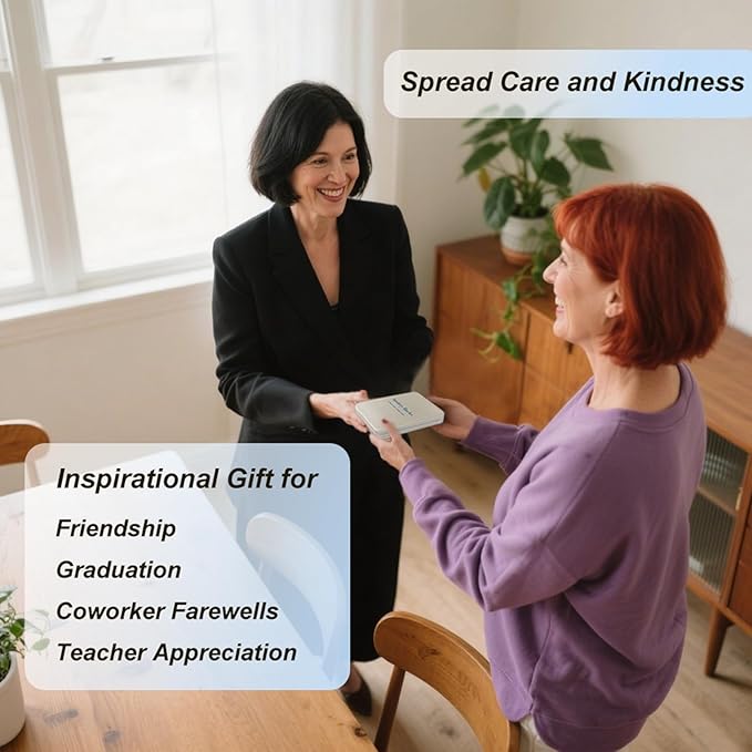 Anxiety Relief Cards – Gentle Affirmation Cards for Women and Teens – Mindfulness, Meditation, Motivational and Coping Skills Support – Thoughtful Gift for Stress Relief & Self-Care