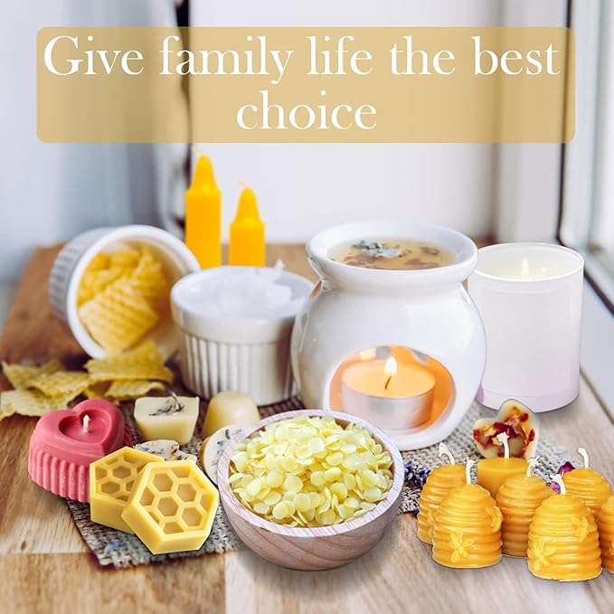 10LB Beeswax Pellets Beeswax for Candle Making Beeswax Pellets for Skin Beeswax Beads Beeswax Bulk Beeswax for Lotion Making for DIY and Craft Project