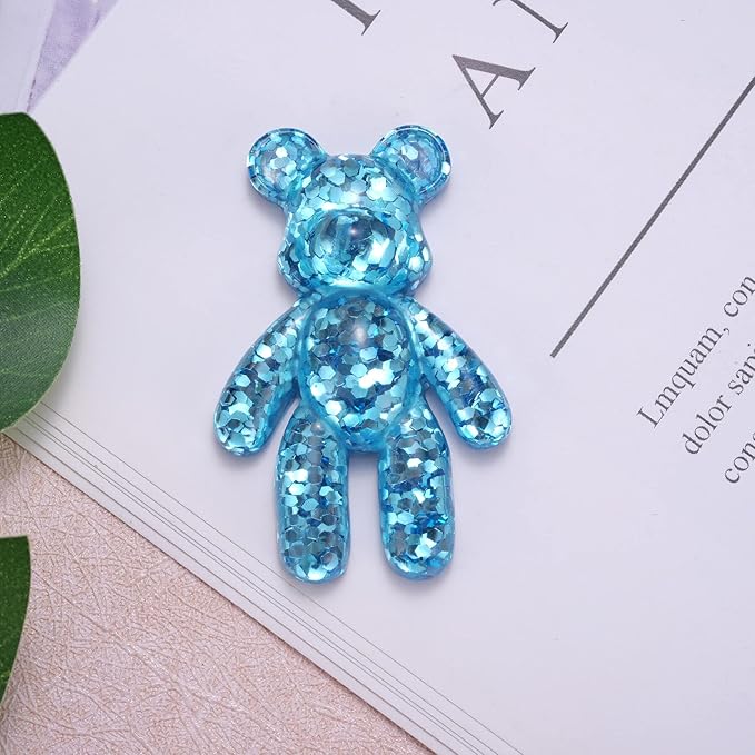 Pocket Bear Hug, Anxiety & Stress Relief Gift, Autism Fidget Toy, Blue