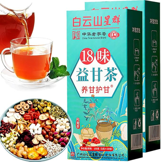 18 Flavors Liver Care Tea, Herbal Tea for Liver - Nourish and Support Your Liver Health (60PCS)
