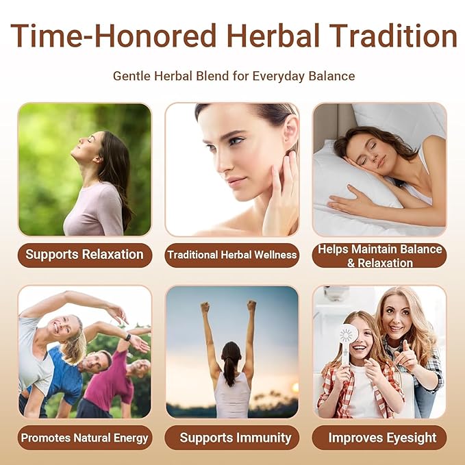 Astragalus, Codonopsis, Longan Natural herbal tea for stomach health. Jujube for Liver & Kidney Health, Roasted Detox Herbal Tea. Support Digestion & Boost Immune System, Caffeine Free. (1 Pack/50 Bags)