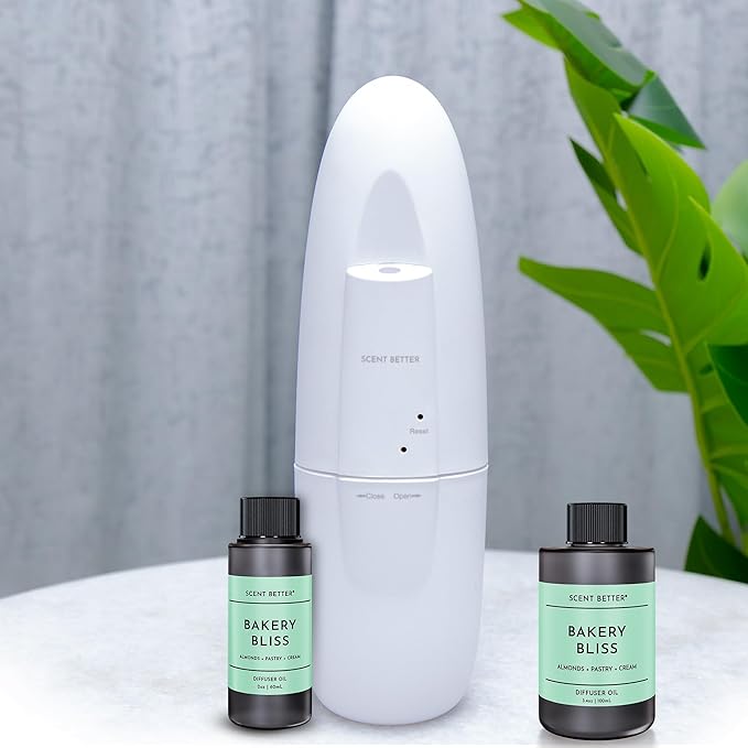 Scent Better Bakery Bliss Aroma Essential Oil Blend: an Aromatherapy Blend of Almond, Cherries, and a hint of Pistachio with for Ultrasonic Diffusers & Nebulizers (3.3 Fl Oz, 100 mL)