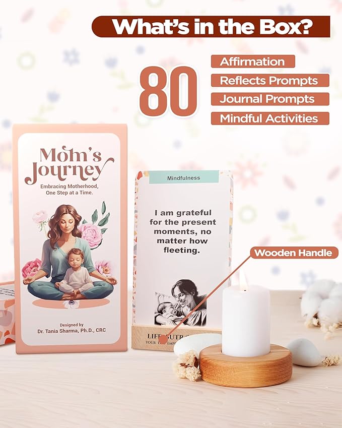 Daily Affirmation Cards for Women, Positive Motivational Mental Health Therapy, Meditation, Stress Relief & Self Care - Secret Manifestation & Mindfulness Gifts for Mom with Quotes - 80 Cards Deck