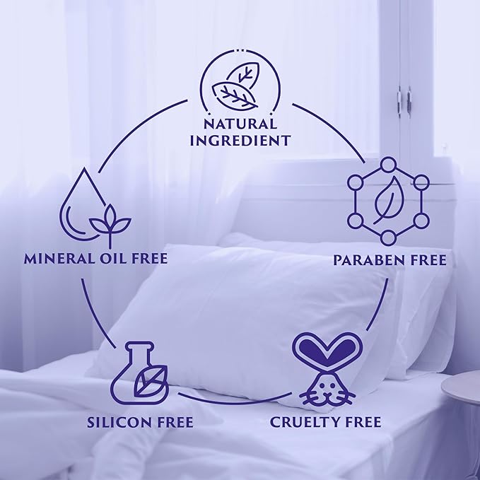 Chamomile Inspired Sleep Spray with Melatonin – Natural Pillow Mist for Relaxing Sleep, Calming Bed Spray for Adults, Blend of Lavender & Cedarwood Pillow Mist