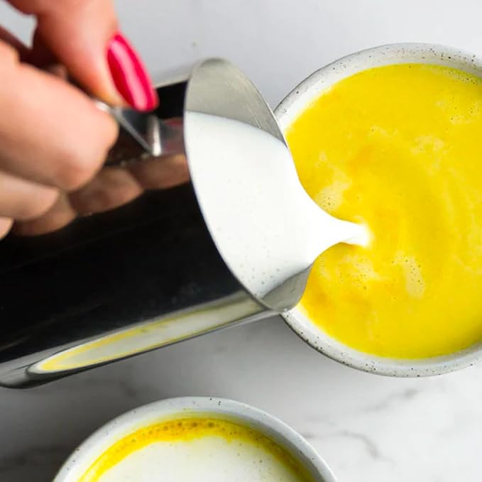 Rishi Tea Turmeric Ginger Chai Latte - Organic Herbal Tea Concentrate with Ayurvedic Ginger, Easy-to-Serve Hot or Iced Caffeine Free Chai Mix - 32 oz Carton, 8 Servings (Pack of 3)