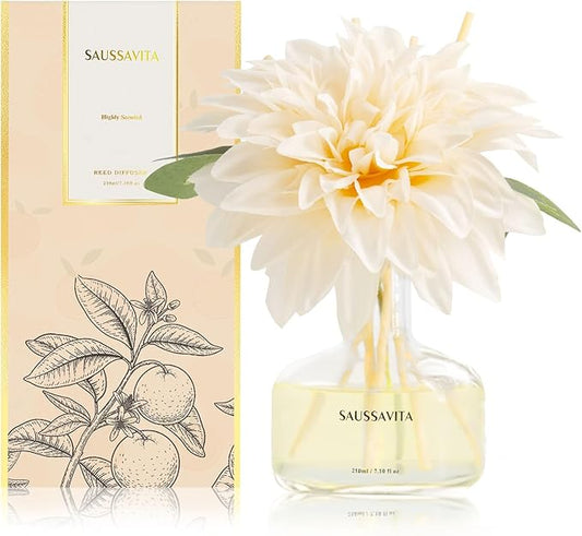 Reed Diffusers Set Citrus, 7.10 oz Diffusers for Home with 7 Diffuser Sticks, Reed Diffuser for 120 Days, Perfect for Bathroom, Shelf Decor, Air Fresheners