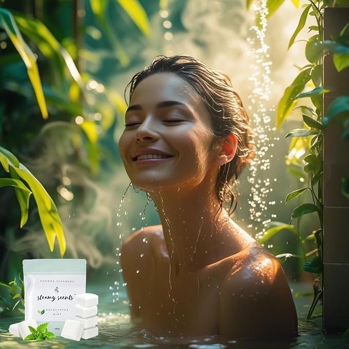 Shower Steamer - Relaxing spa Experience Eucalyptus Mint Aromatherapy for Soothing Relief at Home