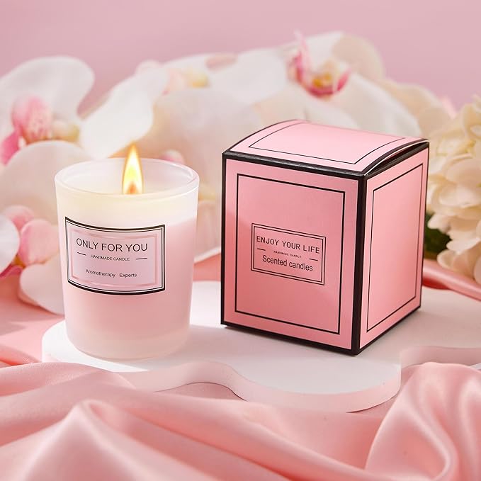 Birthday Gifts for Women, Self Care Get Well Soon Gifts, Luxury Rose Spa Bath Gift Basket - Unique Christmas Valentines Day Mothers Day Gifts for Mom Grandma Daughter Her Wife Girlfriend