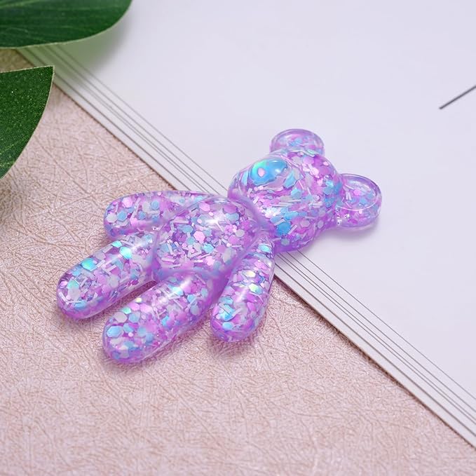 Pocket Bear Hug, Anxiety Relief Gifts for Women Men, Mental Health Positivity Gifts, Thinking of You Gift, Emotional Support Gift, Comforting Present for Son Daughter Back to School, Purple