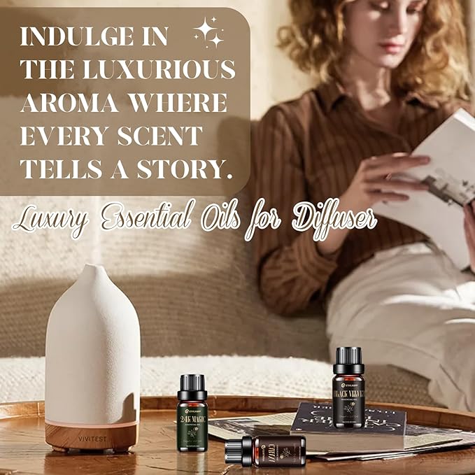 Hotel Diffuser Oils, Hotel Collection Diffuser Oil, Luxury Essential Oil Set for Diffuser, Soap & Candle Making Scents