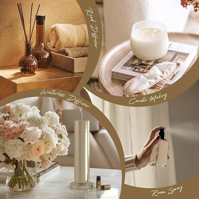 Hotel Diffuser Oils Gift Set - ARVIDSSON Hotel Essential Oils for Diffuser, Luxury Fragrance Oil Set - Inspired by 5 Star Hotels Including Hilton, Four Season and More Scents, Gift for Women and Men