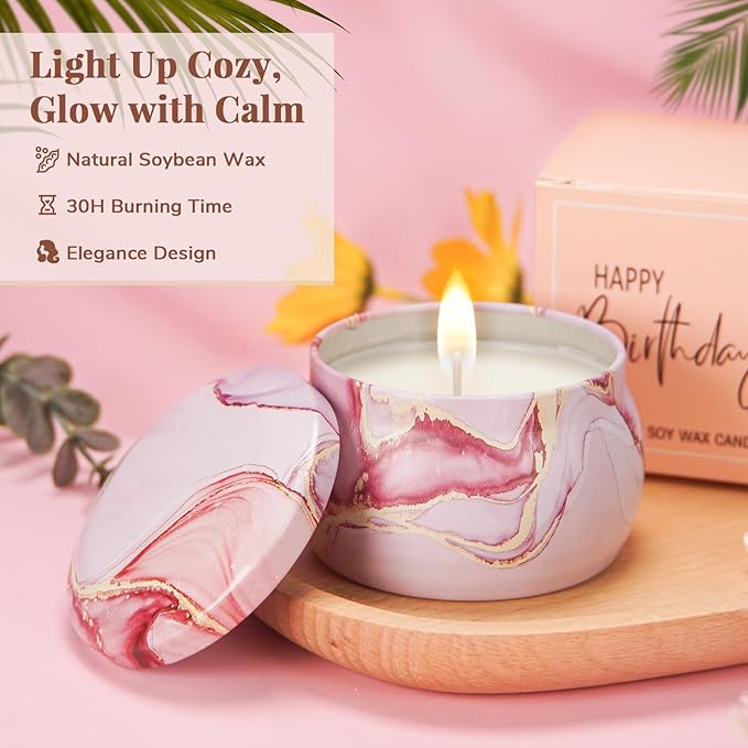 Birthday Gifts for Women - Unique Care Package Gift Basket with Photo Frame, Relaxing Spa Set for Mom, Sister, Friend Her, Coworker, Bestie - Mothers Day, Get Well Soon, Friendship Gifts