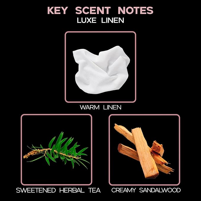 LOVSPA Euphoria Luxe Linen Diffuser Oil - Luxury Essential Oils for Diffuser Refill & Air Freshener Room Spray - Long-Lasting & Natural Home Fragrance, Scented Oil for Diffusers, USA Made, 4oz