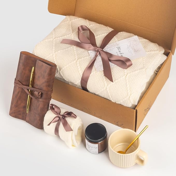 Self Care Gifts for Women, Get Well Soon Gifts Basket, Sympathy Gift Baskets,Care Package,After Surgery Feel Better Thinking of You Sending Hugs Gifts Idea for Mom Her Best Friends Sister