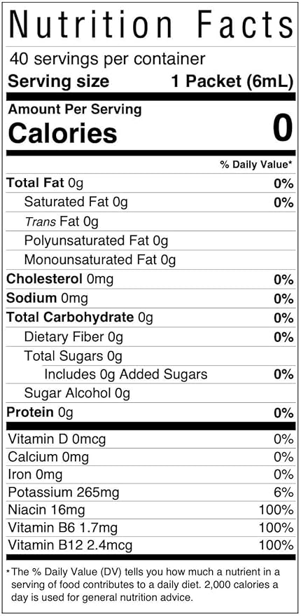 Strike Force Energy Drink Mix - Original Flavor - Natural Tasting Caffeine Drink - Turn Any Drink into a Healthy Energy Drink - Zero Calories, Keto Friendly, Sugar Free, Pre Workout (40 Liquid Packs)
