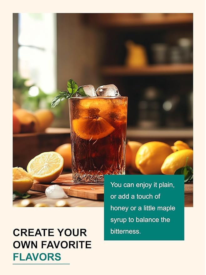 TeeLux Dandelion Leaf & Root Tea Bags, Natural Roasted Dandelion Root with Fresh Dandelion Leaf Herbal Tea, Caffeine Free, 100 Count