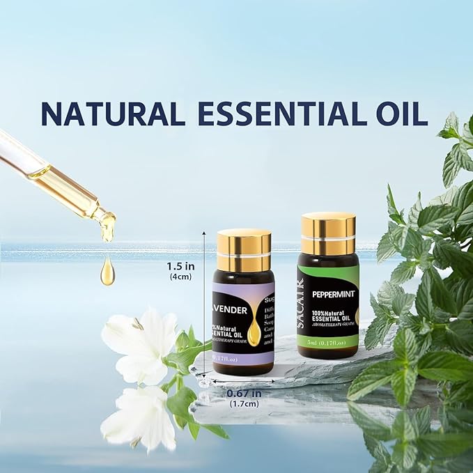 Essential Oil Set - Natural Essential Oils - Essential Oils Gift Set for Massage,Diffuser, Home Care, DIY Candle and Soap Making(25 * 5ML)