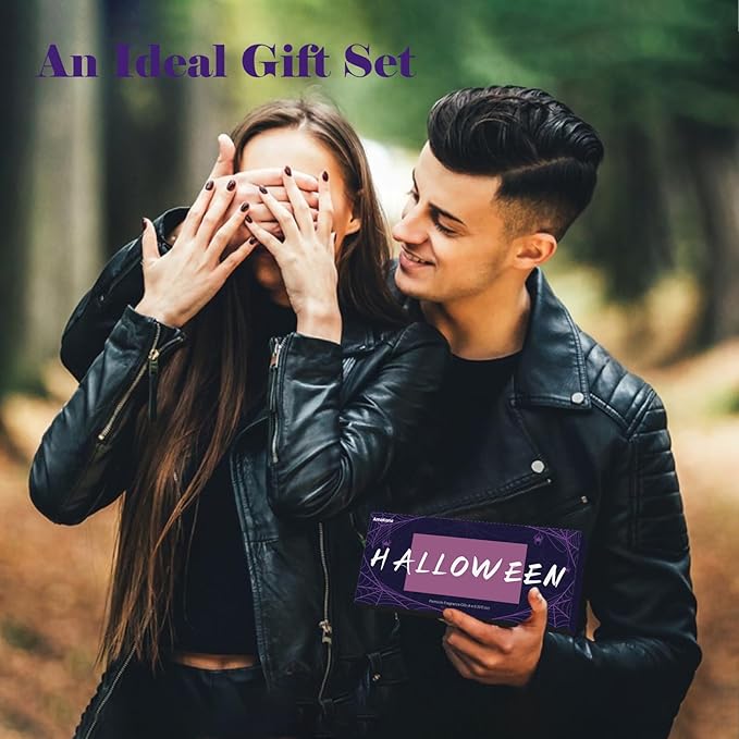 AmaKane Halloween Fragrance Oil Set, 6x10ml Fall Essential Oils for Diffuser, Candle Soap Making Scents- Brown Sugar and Fig, Pumpkin Apple Butter, Caramel Apple, Candy Corn and More