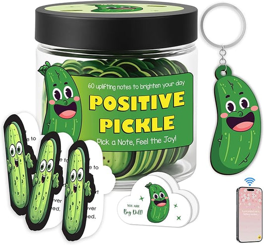 Positive Pickle, Positive Affirmations Cards, Emotional Support Pickle, Affirmation Cards for Women, Positive Pickle Affirmations
