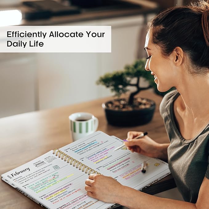 2026 Planner, Monthly and Weekly Calendar Planner for Women, January 2026 - December 2026, Hardcover Pretty 2026 Agenda Planner Book with Tabs, Spiral Bound, Perfect for School Office Home Supplies, 8.5" x 11" - Magical Forest