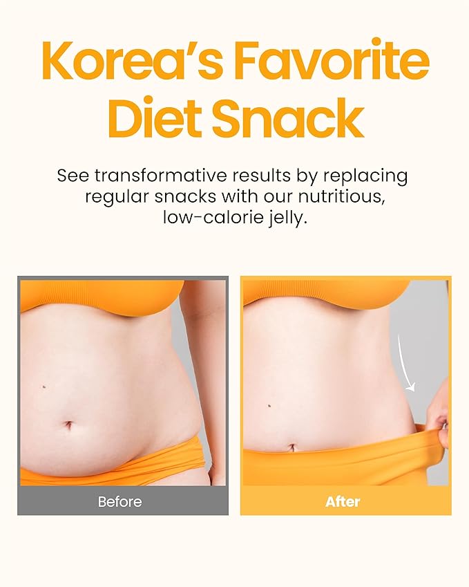 Jadamsun Konjac Jelly Juice (Mango, 10 pcs) - Delicious Low-Calorie Healthy Korean Snack, Drinkable Fruit Snack, Sugar-Free, Vegan, Gluten-Free