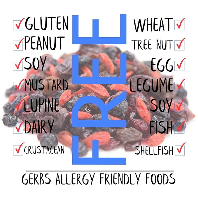 Gerbs Super 5 Dried Fruit Snack Mix 14 oz. | Unsulfured, No Additives, Resealable Bag | Naturally Chewy & Fruit-Forward Blend | Top 14 Allergen-Free