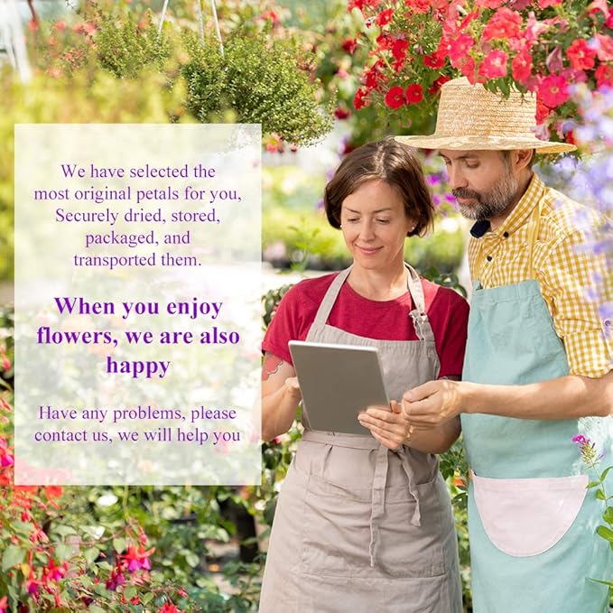 Dried Flowers, 21 Bags 100% Natural Dry Flower Herbs Kit for Soap, DIY Candle, Bath, Resin Jewelry Making Include Lavender, Don't Forget Me, Lily, Rose Petals, Jasmine and More