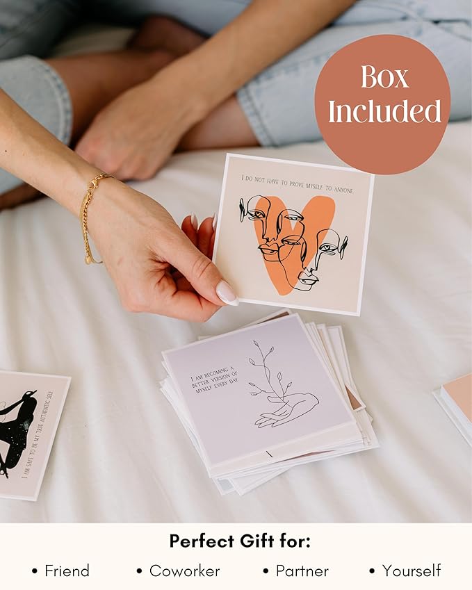 Lamare Positive Affirmation Cards for Women – Daily Affirmations of Positive Quotes and Mindfulness Cards, Inspirational Spiritual Gifts
