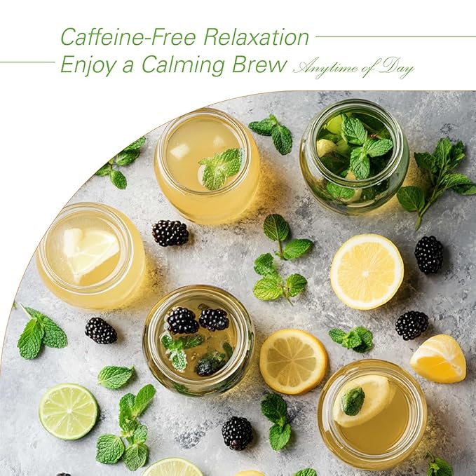 WT WEETEE Lemon Ginger Decaf Green Tea Bags 50 Counts, Made of Decaffeinated Green Tea, Ginger & Natural Lemon Flavor, Clean & Fresh