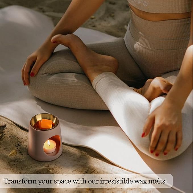 LETINE Wax Melts 2.5oz(1 Pack), Pumkin Fall Scented Wax Melts, 100% Soy Wax Melts Wax Cubes with All- Natural Strong & Non Toxic Essential Oil for Warmer, Gifts Set for Home Fragrance/Seasonal Scents