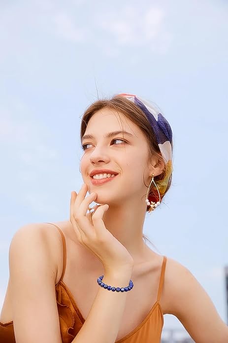 AD Beads 4mm6mm8mm10mm Handmade Bracelet - Natural Gemstone for Peace and Tranquility - Meditation, Yoga, Healing and Energy Gift for Unisex