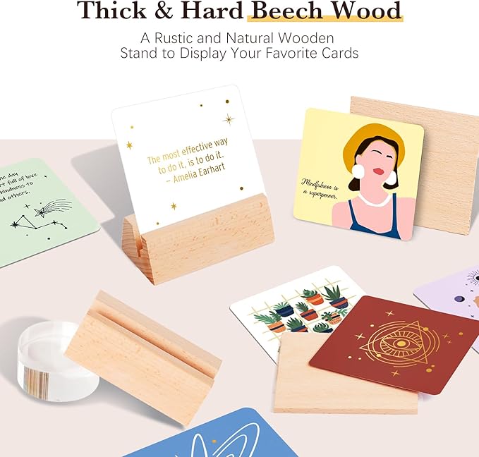 Hihealer Christmas Gift - 52 Positive Affirmation Cards for Women, Daily Motivational and Inspirational Cards for Mindfulness, Meditation, Self-Care Gifts for New Moms, Xmas Gift for Mom and Women