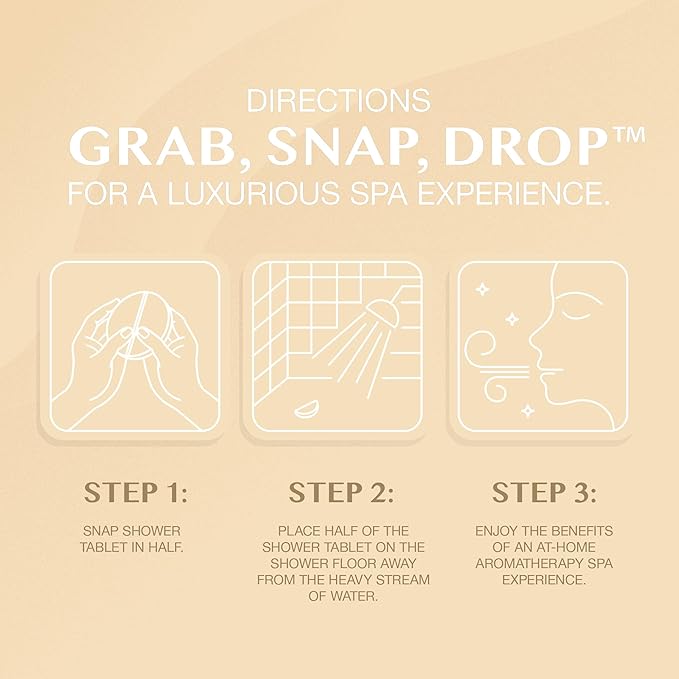 Breathe to Ease Shower Steamers by Terra Essentials – 12 Showers Aromatherapy Tablets with Eucalyptus & Mint, Natural, Made in USA, Stress Relief & Relaxation Gift