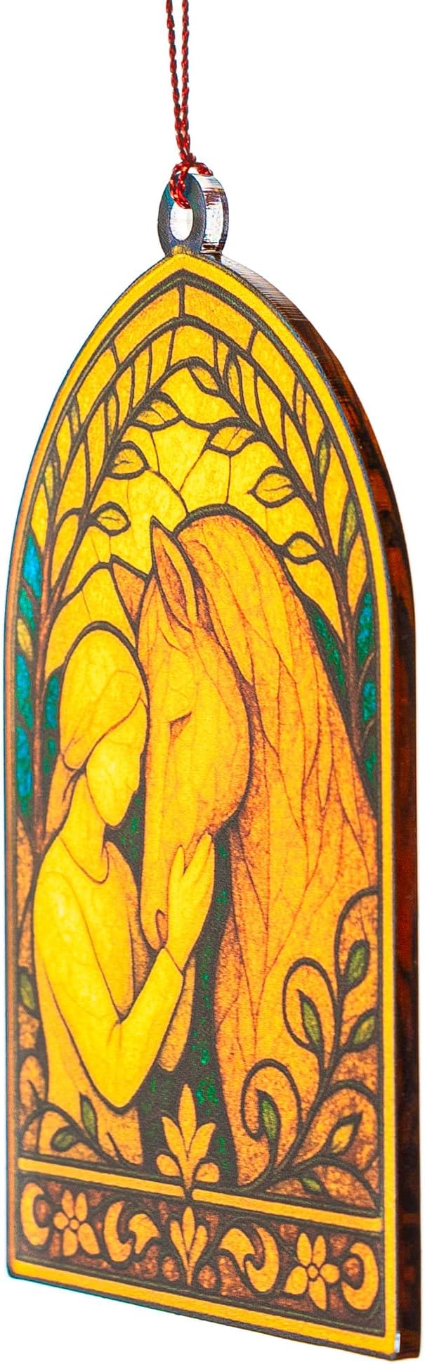 Horse ornament - Horse gifts for women - Equestrian gifts for women - horse decor - gifts for horse lovers girls - Christmas ornament - White elephant gifts - Xmas Tree Funny Decoration